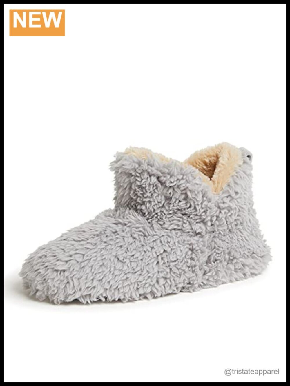 Faux Sherpa Indoor House Bootie Slipper Memory Foam Cozy